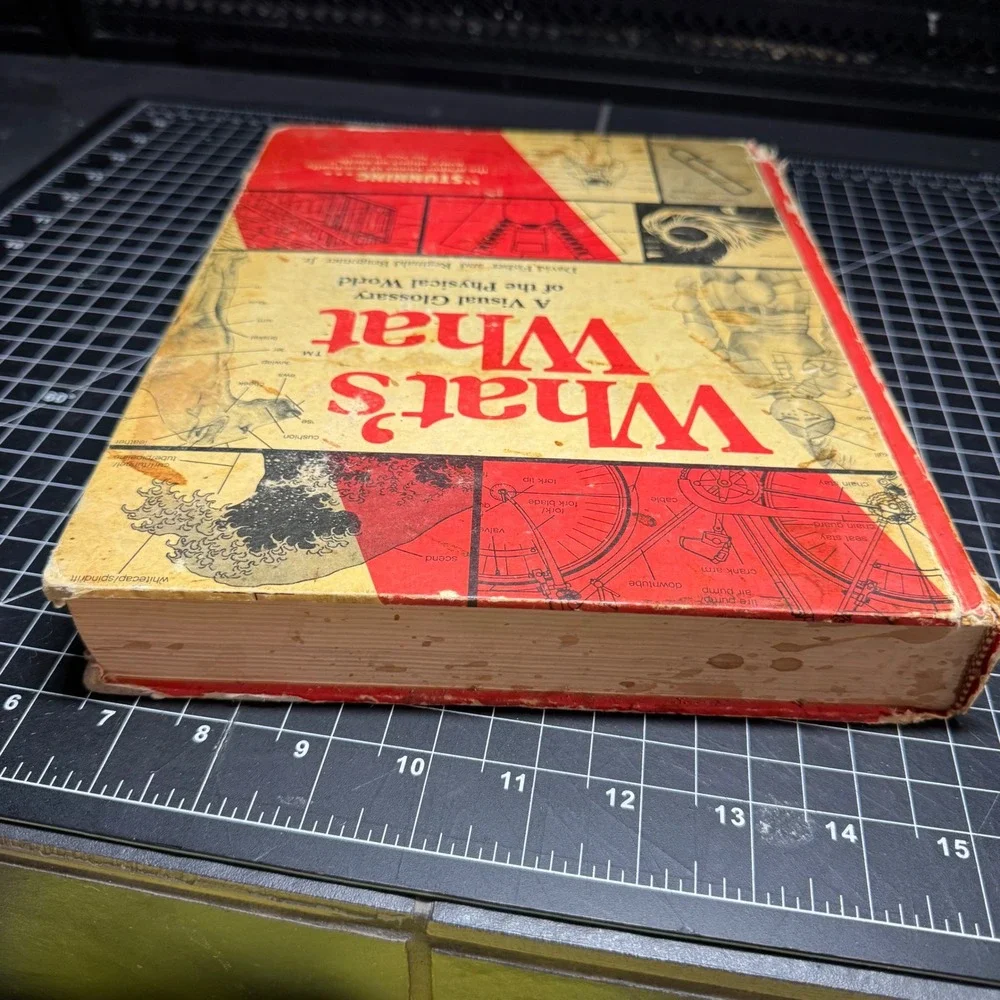 Whats What Visual Glossary Physical World David Fisher 1981 Hardcover Reference